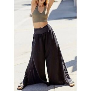 Free people Wide-Leg Black Pants